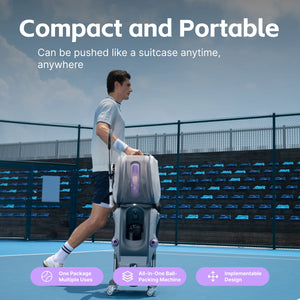 AceiiLab A1 AI Tennis Robot– Moving Smart Tennis Ball Machine