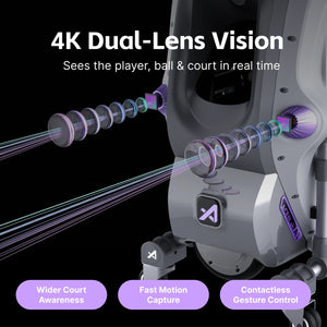 AceiiLab A1 AI Tennis Robot– Moving Smart Tennis Ball Machine