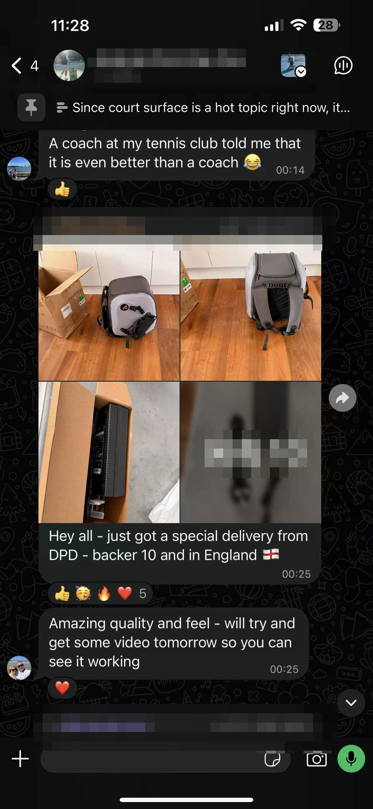 Redacted customer delivery and first impressions